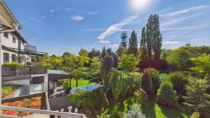 Aussicht zur grünen Hinterseite