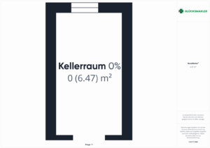 Grundriss Kellerraum