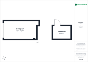 Garage + Kellerraum